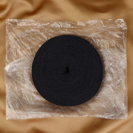Edging elastic band, 15 mm, 20 m, black color-2