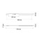 Cappio RSC020 handle, aluminum, m/o 480 mm, black color black
