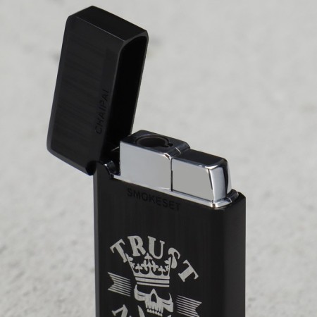 Gas lighter "Trust", 3.5 x 6.8 cm.-3