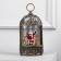 LED figure “Lantern with Santa Claus and deer” 13 × 25.5 × 8 cm, plastic, AAX3 batteries (not complete), USB, glow warm white