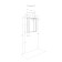 Verdi 60 mirror, white ash of factories