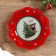 The plate "New Year's comfort", 20 cm