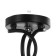 Chandelier 1086/3BK 40W E27 Black 54x54x22 cm Bayerlux