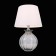 ST LUCE bedside lamp. SL968.404.01. Ampolla. 1x60 W, E27, 35x35x54 cm, chromium color, smoky