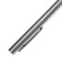 Switching handle, 1.0 mm, BrunovisConti firenze, blue rod, metal case Soft Touch silver, in case