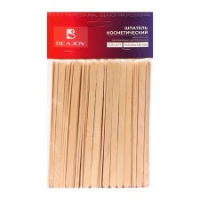 Wooden spatula Beajoy, cosmetic, non -sterile, 140*6*1.8, 100 pcs.