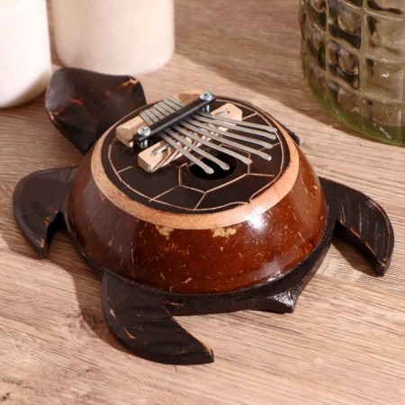 Souvenir musical instrument Kalim "Turtle" 23x18x7 cm-1