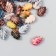 Beads for creativity "Vintage. Leaflets" set of 15 grams 0.4x0.9x1.4 cm