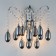 Wall lamp 2x40W E14, size 28x20x30 cm