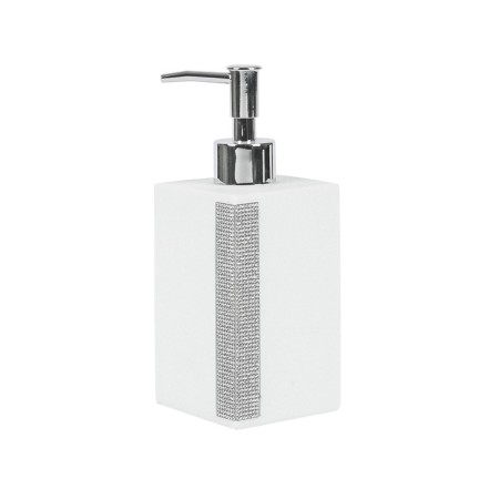 Axentia Lindos dispenser for liquid soap made of polyurezine, 7.2x7.2x18.2 cm, volume 400 ml