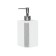 Axentia Lindos dispenser for liquid soap made of polyurezine, 7.2x7.2x18.2 cm, volume 400 ml