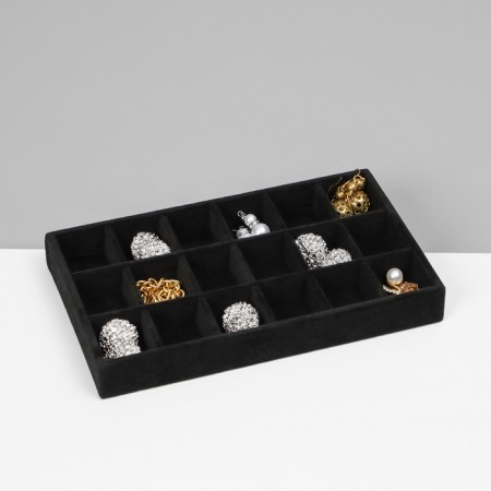 Story for decorating 18 cells, phlock, 21 × 12.3 × 2.5 cm, black color-1