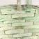 Wicker basket, d16x10xh32cm, green, bamboo