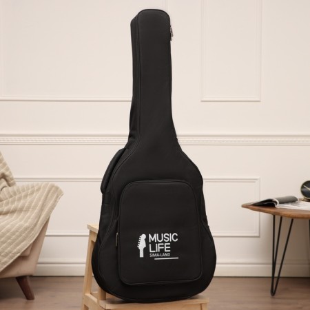 Music Life, premium, black, 105 x 43 x 14 cm guitar-1