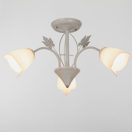 Susana chandelier 3x15W E27 white/gold 53x53x32cm Bayerlux-1