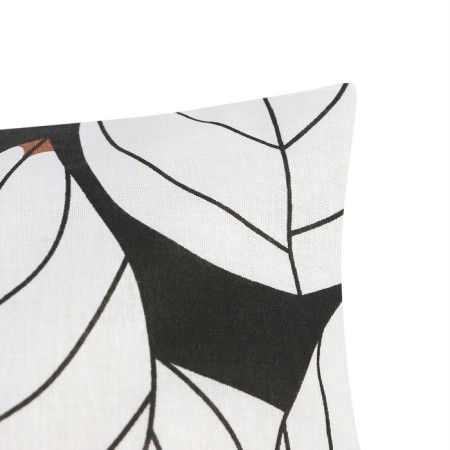 A set of pillowcases "Ethel" Black Leaves 50x70 cm - 2 pcs, 100% cotton, Poplin-1