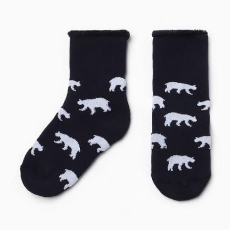 Terry socks baby, blue color, rr 16-18