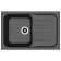 Dr.gans kitchen washing “Adel-780” 780x510 mm, h = 217 mm, black color