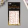 Stick plastic rhinestones "Solder" red 11x7.8 cm