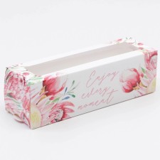 Box for Makarun, confectionery packaging 