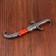 Souvenir knife, 23 cm handle in the shape of a dragon