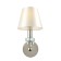 Wall lamp ST LUCE. SL1755.151.01. Viore. 1x40 W, E14, 16x30 cm, Nickel color