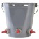 A bucket for raising lambs, foals and calves. with 3 nipples, 8 liters