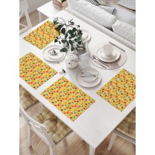 A set of napkins for setting the table 