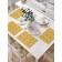 A set of napkins for setting the table "Geometric patterns on eggs", rectangular, size 32x46 cm, 4 pcs