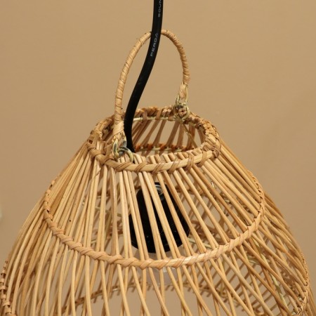 Ceiling Lamp from Rotan "El" 1x120W, E27, 30x30x30 cm-3