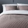 Kaspian set: covering 160 x 220 cm, pillowcase 40 x 40 cm - 2 pcs, cappuccino color