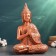 Figure "Buddha Medium" copper, 20x11x29cm