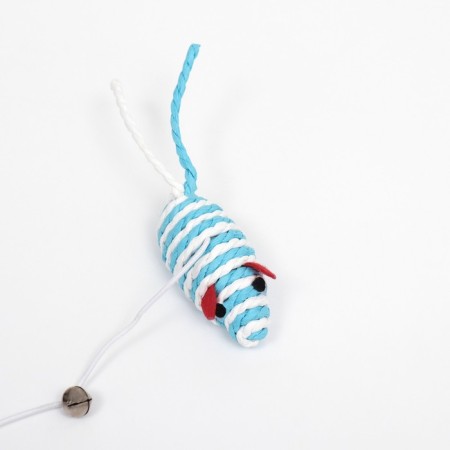 Domesticon-pound with a mouse on a wooden handle, blue/white-1