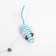 Domesticon-pound with a mouse on a wooden handle, blue/white