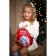 New Year's children's backpack "New Year's Post", Bunny, for the New Year