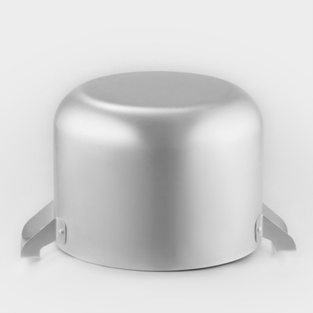 Aluminum pan, 4.5 l, metal cover-2
