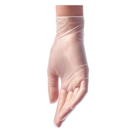Benovy vinyl gloves, transparent, medical, diagnostic, size L, 50 pairs-1