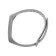 Mi Band 3/4 Luazon fitness bracelet strap, ribbed, gray