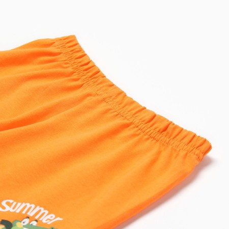 Shorts for a boy, orange color, height 86 cm-1