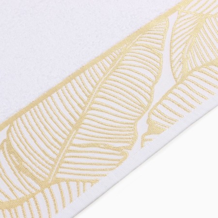 Tenle Love Life "Leaves" 50*90 cm, white, 100% HL, 360 gr/m2-3