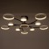 Causteen with PDU 2299/11WT LED 216W 3000-6000k white 97x97x18 cm Bayerlux