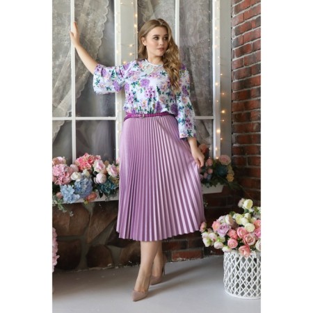 Women's dress, size 52, purple color-12