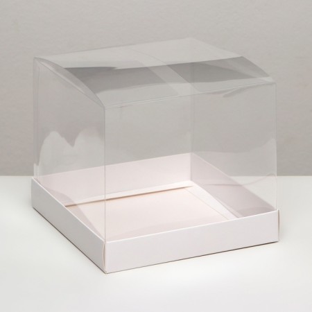 Packaging for confectionery, white, 16 x 16 x 14 cm