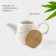 Keramic teapot Bellatenero “Wave”, 250 ml, white color