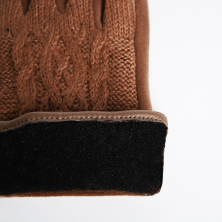 Gloves are female, dimensionless, with insulation, beige color-2