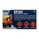 Metal truck "KAMAZ. Crane ", inertial, 1:54, orange color