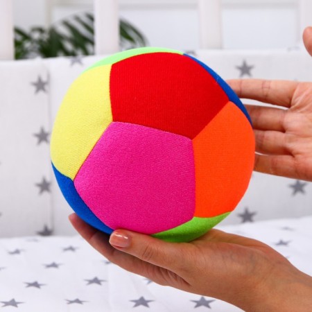 Developing toy "Ball football color", with a tambourine