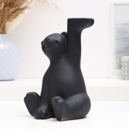 Figure "Bear" black, 17cm-1