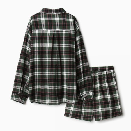 Female pajamas (shirt and shorts) Kaftan p. 48-50, green-8