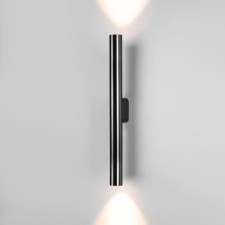 Подсветка интерьерная Elektrostandard, Langer LED 14 Вт, 600x86x53 мм, IP44, цвет чёрный жемчуг